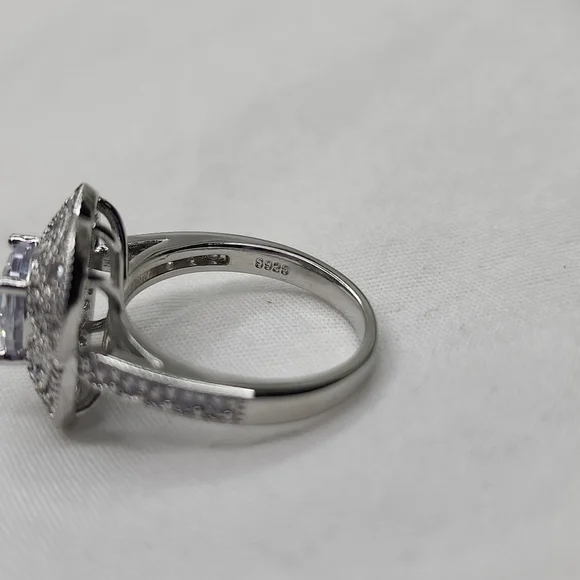 πNWT ART DECO DIAMOND RINGπ - Picture 8 of 10